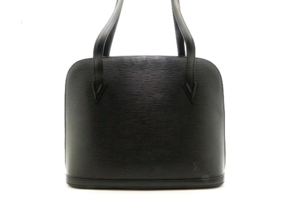LOUIS VUITTON Lussac Shoulder Bag Epi Leather Noir Black